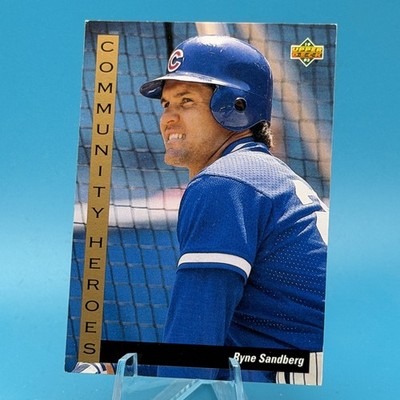 Ryne Sandberg 1993 Upper Deck Community Heroes Chicago Cubs HOF #38