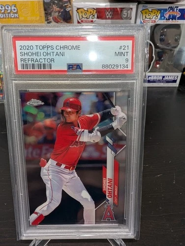 2020 Topps Chrome Refractor Shohei Ohtani PSA 9 #21 Angeles