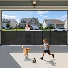 236'' Retractable Baby Gates Extra Wide, 42'' Extra Tall Retractable Dog Gate...