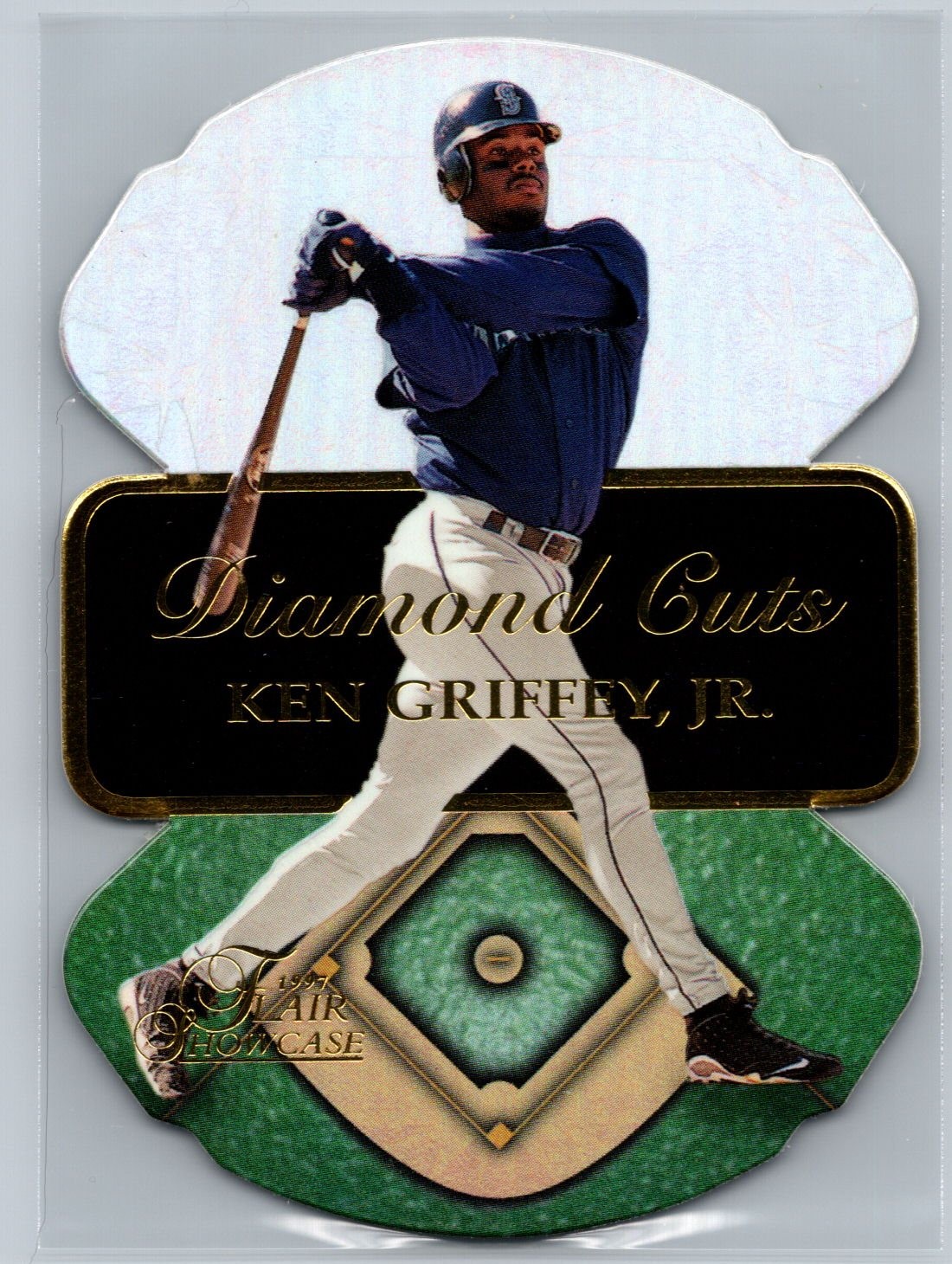 1997 Flair Showcase #5 Ken Griffey, Jr. Diamond Cuts SSP Insert