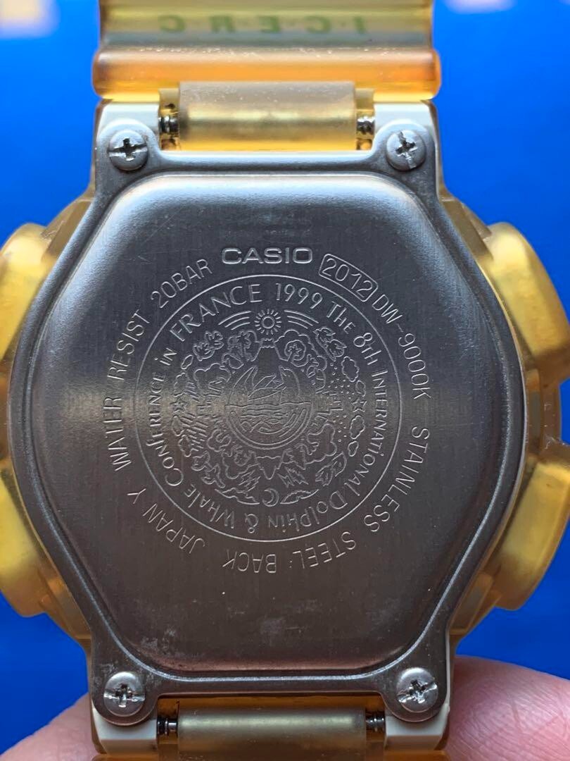 Buy CASIO G-SHOCK DW-9000K Quartz Near Mint ICREC Clear