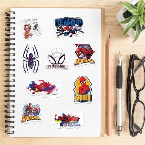 50 Stck. Spider-Man Cartoon Aufkleber Graffiti Schreibwaren Abziehbilder Pack Kind Geschenk Spielzeug - Bild 4 von 8