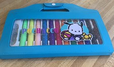 vintage Sanrio Pochacco Marker Case Carrier Japan 1994 Markers Still Work