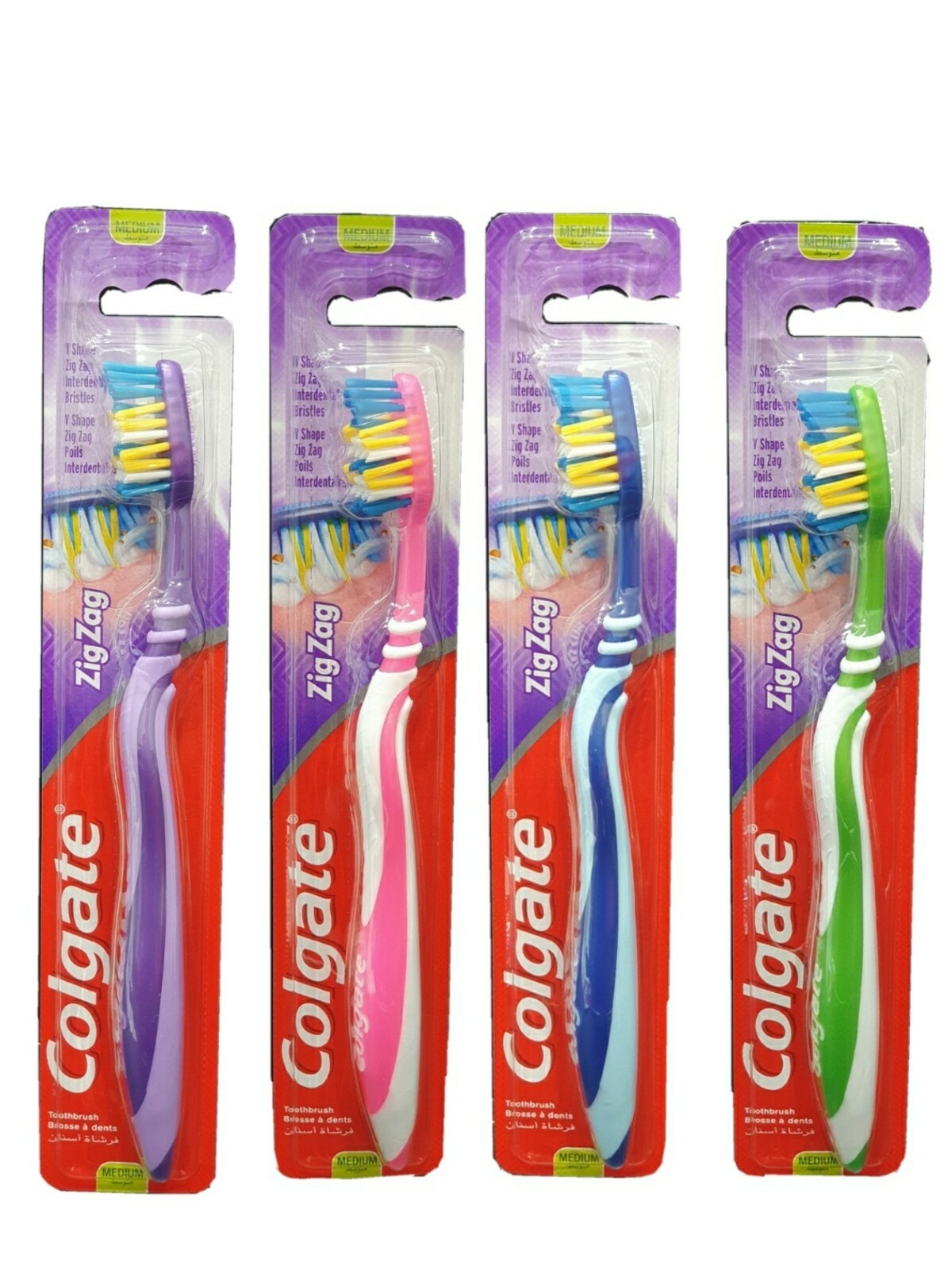 Colgate Zig Zag Plus Medium Toothbrush - Image 4
