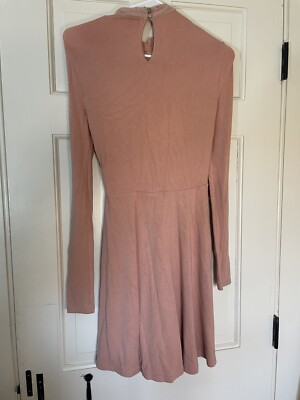 FOREVER 21 WOMENS LONG SLEEVE LACE PANEL DRESS- SIZE SMALL 412 | eBay