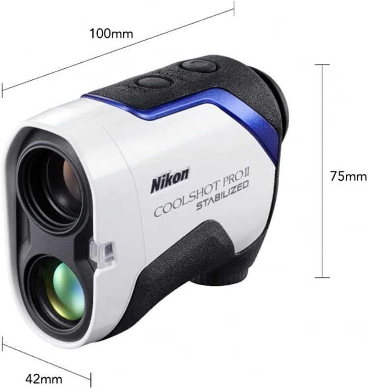 Nikon Coolshot Pro II Stabilized Golf Laser Rangefinder W
