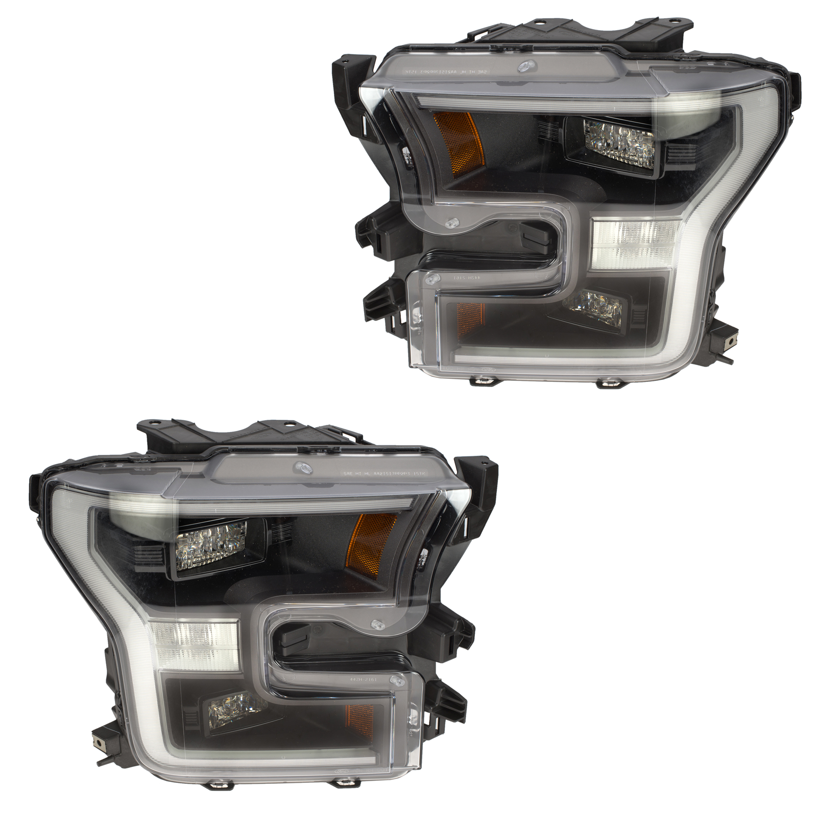 Conjunto de faros LED delantero derecho e izquierdo para Ford F-150 2017-2018 (N/P no disponible)