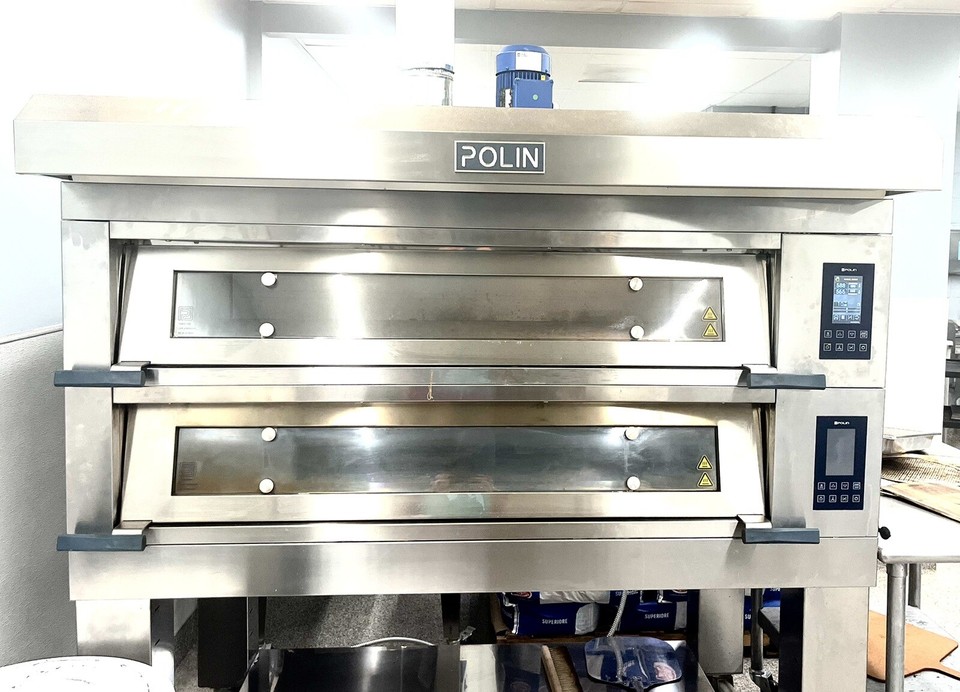 Polin Stratus XP, 2023, double deck electric pizza oven , 3phase Power