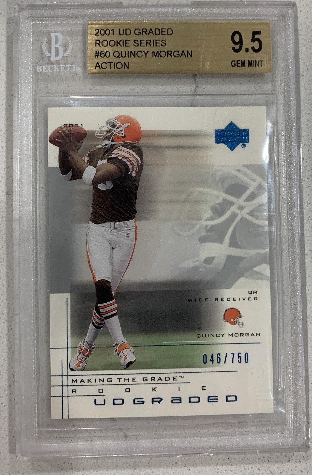 Quincy Morgan Upper Deck Graded #60 Base