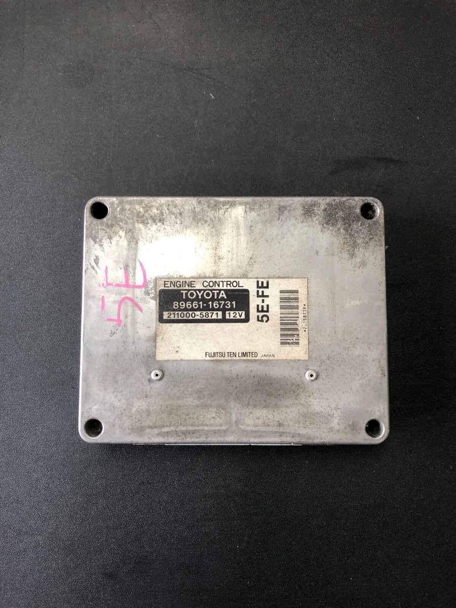 TOYOTA TERCEL Engine Control Unit ECU 5E-FE 89661-16731 Used