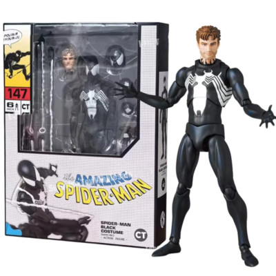 Figurine Venom Amazing SPIDER-MAN symbiote Black Suit 1/12 super héros Marvel