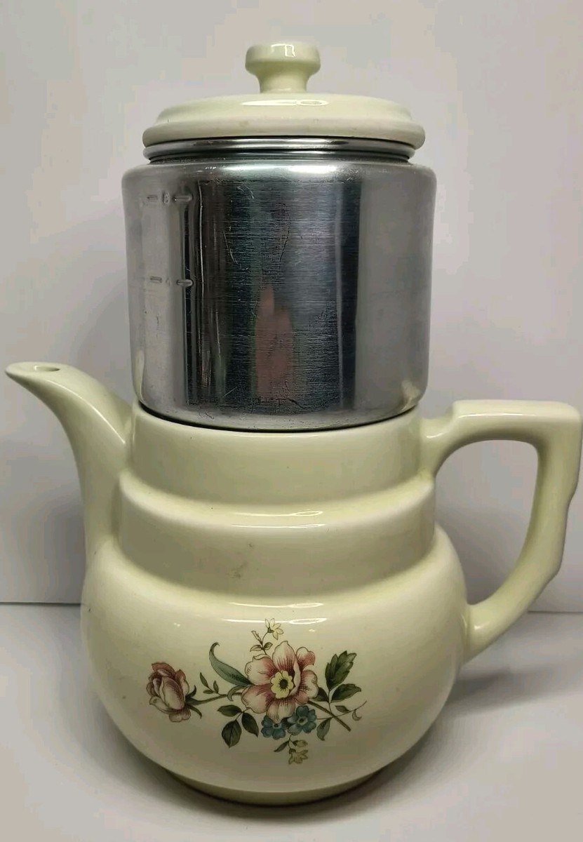 Vintage Ceramic Drip-o-Lator The Enterprise Aluminum Co Coffee