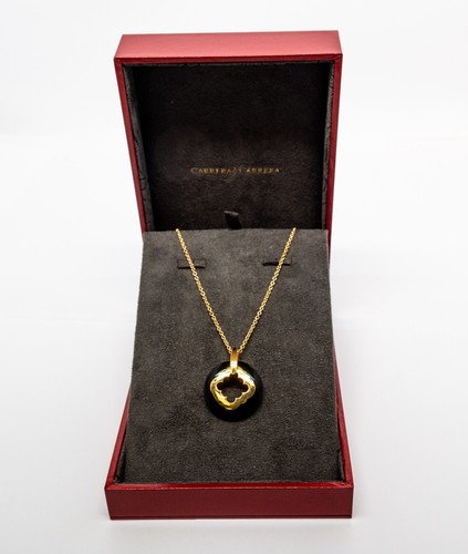 Carrera y Carrera Granada 18K Oro Amarillo y Negro Onix Colgante, 10076404 - Imagen 2 de 2