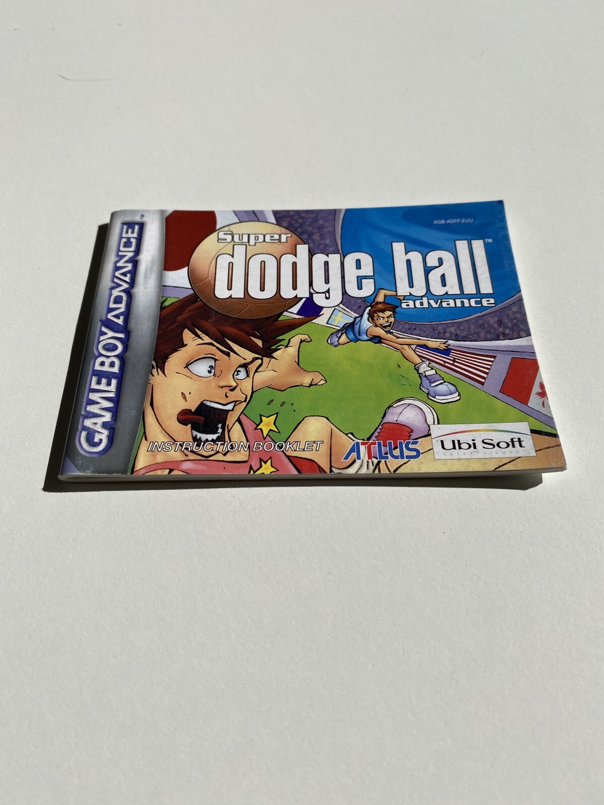 Manuel Notice de jeu Nintendo game boy advance FR originale dodge ball advance