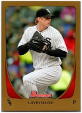 2011 Bowman #131 Gavin Floyd - Gold FREE SHIPPING!
