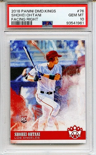 2018 -SHOHEI OHTANI- PSA 10 Panini DIAMOND KINGS Rookie Baseball Card #76 - RC