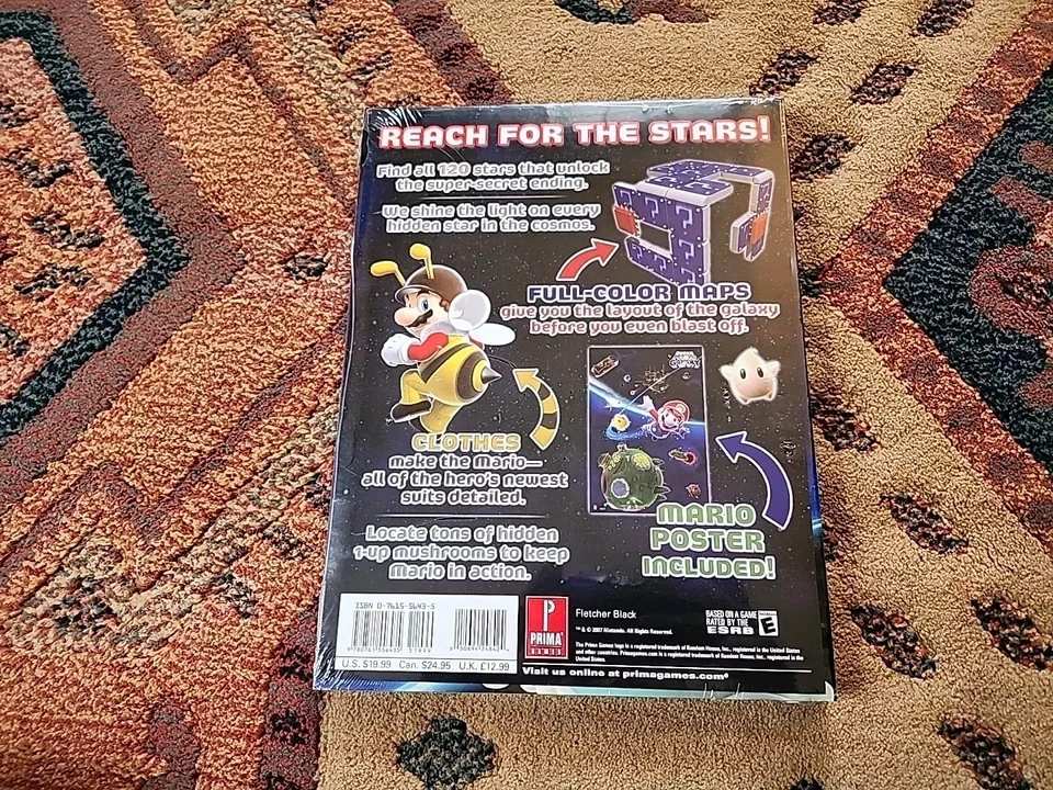 Nintendo Super Mario Galaxy Premiere Edition Strategy Guide Brand New Sealed - Image 3 of 3