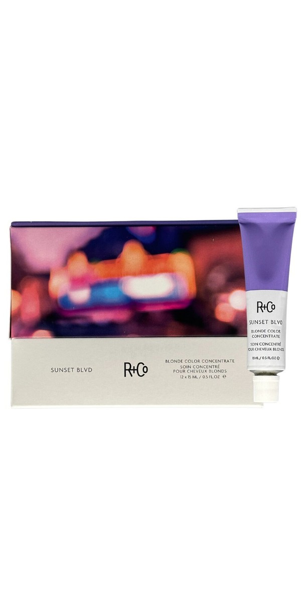 4 R+Co hair products - NEW, unopened - dallas teleport labyrinth sunset blvd SUNSET BLVD Daily Blonde Shampoo + Conditioner Liter Set – R+Co main image 2