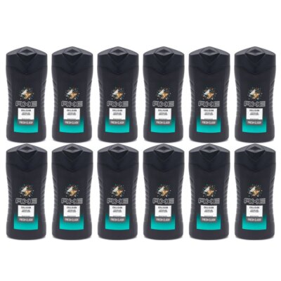 Axe Collision Leather & Cookies 12 x 250 ml Showergel Duschgel Shower Gel Set