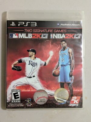 MLB 2K13/NBA 2K13 Combo Pack (Sony PlayStation 3, 2013)