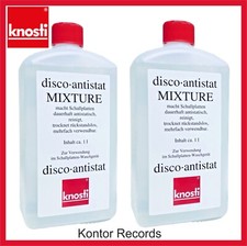 2x1L Mixture Disco-Antistatic von Knosti Reinigungsflüssigkeit NEU Schallplatten