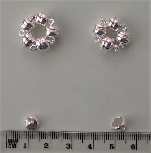 10 silver plated small round