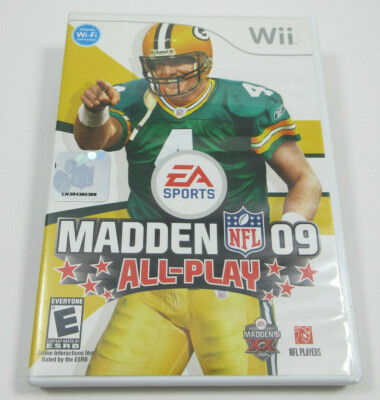 Nintendo Wii Game - Madden NFL 09 All-Play + Manual | eBay