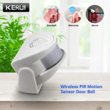 Wireless PIR Motion Door Bell Welcome Chime Sensor Alarm Doorbell For Store Shop