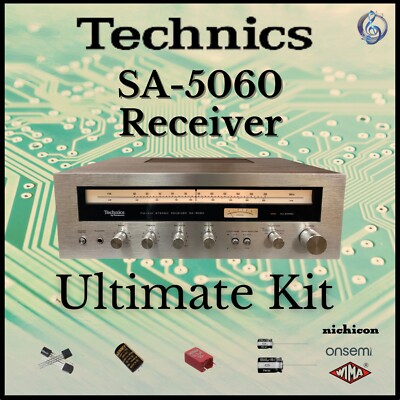 Technics SA-5060 Receiver Ultimate Upgrade Kit Genuine Parts