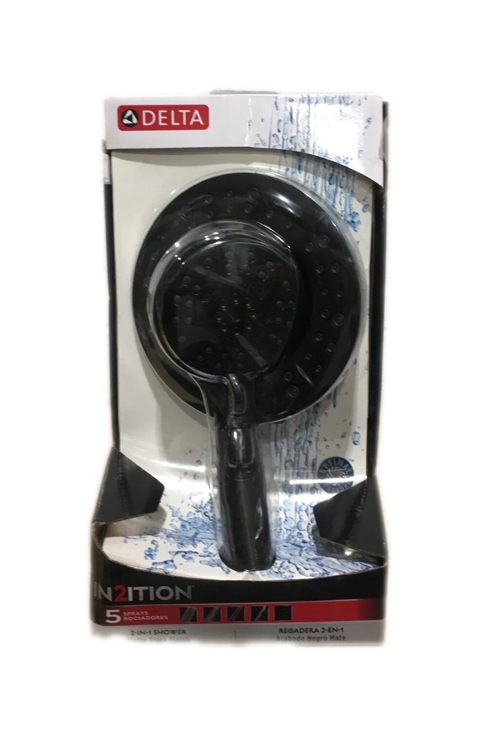 Delta In2ition Two-in-One 5-Spray Patterns 6.63 in. Wall Mount Dual Shower Heads
Opens in a new wind