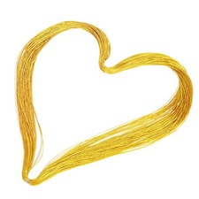 2 Rolls Jewelry Making Cord Metallic Tinsel Cord Metallic String Gold Tag String