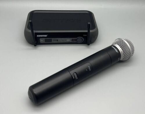 Shure PGX4 PGX2 Receiver Handheld Wireless Microphone system Confirmed Operation - Picture 1 of 6