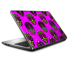 Laptop Skin Wrap Universal for 13 inch - Pink Sugar Skulls Dia de los muertos