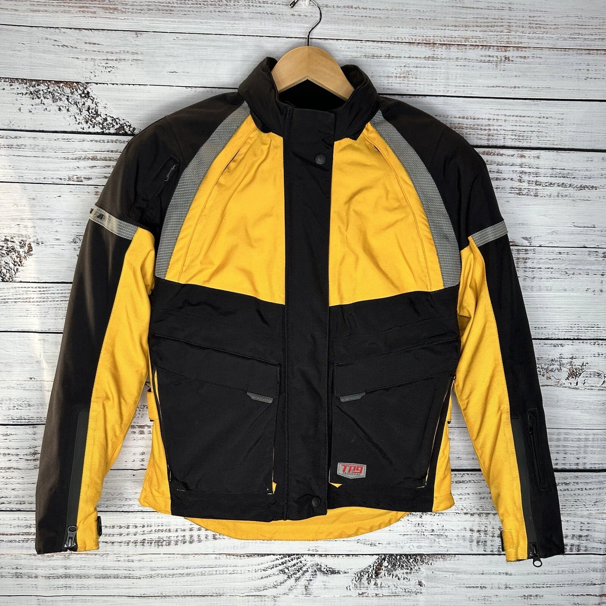 Firstgear TPG Monarch Motorcycle Padded Fleece Lined Jacket Yellow