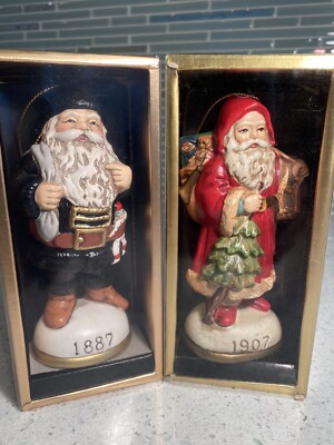  The Memories of Santa Collection'' Lot Of 2 Ornaments 1887(1994) & 1907(1985)