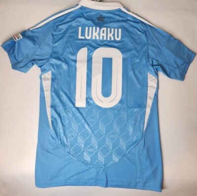 Belgium Away Blue Jersey 2024 Euros Adidas M-3XL Shirt Lukaku #10