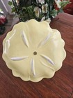 Vintage 1950s California Pottery Yellow Candy Nut Serving Dish Handle — photo 4