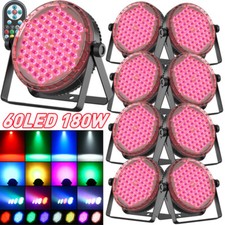 180W 60LED Par Light RGBW Stage Bar Wash Lighting DMX DJ Disco Party Show Light