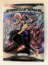 2024 Panini Prizm WNBA #1 Zia Cooke Fireworks Base Insert Los Angeles Sparks