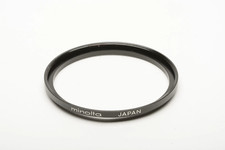 Minolta 52-55mm step up ring 55mm filters on 52mm diameter 