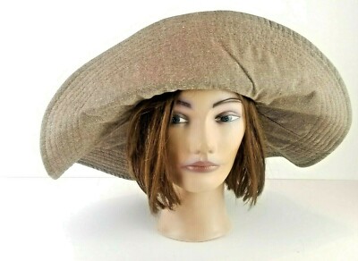 florabella Lucia‎ Brim Sunhat in Natural & White Lucia_Navy_1200x1200.jpg?v=  main image 4