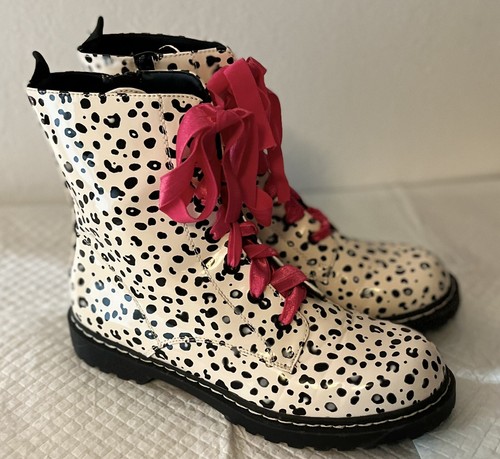 Betsey Johnson Leopard Print Combat 