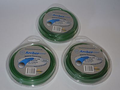 Original Archer 3x 15 m Rollen 3,0 mm Mähfaden rund