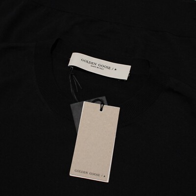 Golden Goose NWT Deen Round Neck Basic Sweater Size XXL in Black Wool