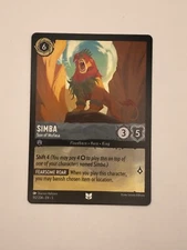 Disney Lorcana Shimmering Skies Simba Son Of Mufasa 192/204 Non-Foil