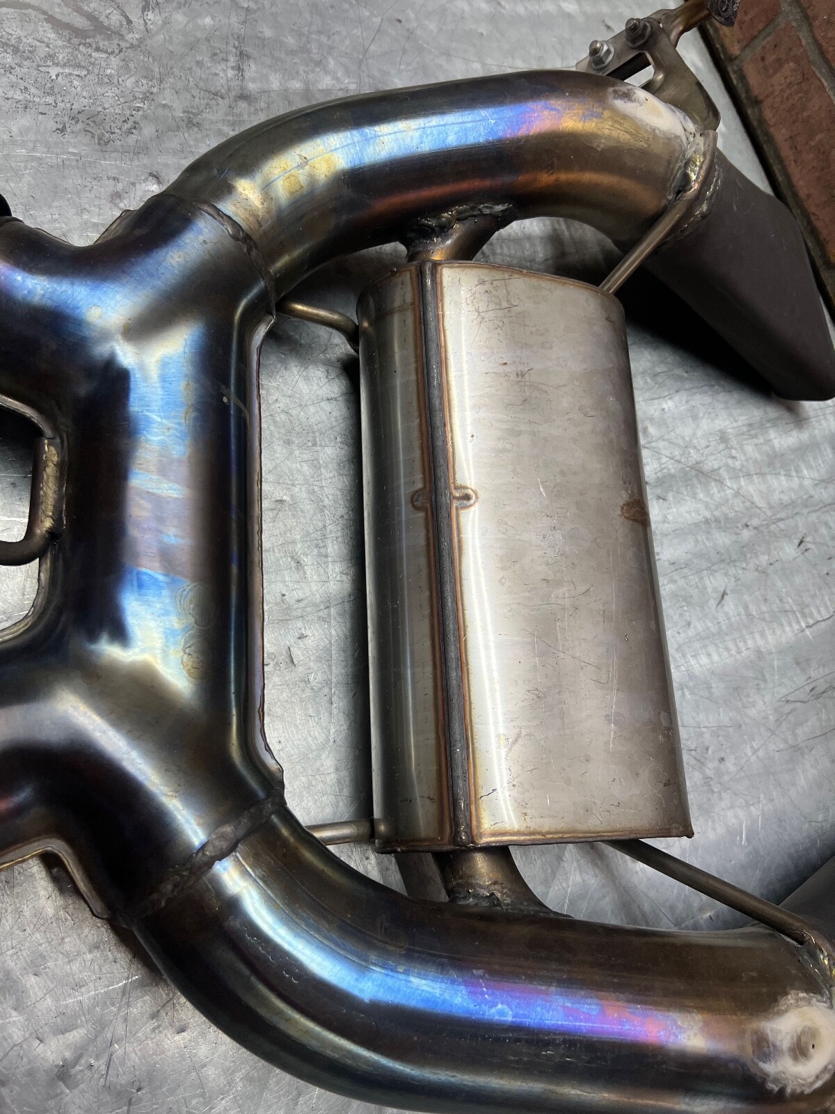 15-17 McLaren 650S Exhaust Muffler Manifold Pipe Line OEM