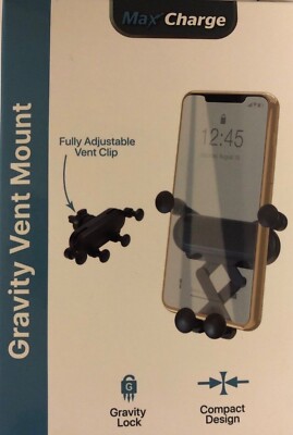 New: Gravity Car Phone Holder, Universal AirVent GPS Cell Phone Holder For Car