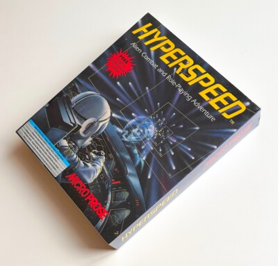 NEW / NEU   HYPERSPEED   1991 PC DOS . BIG BOX disk game,   sealed First Edition