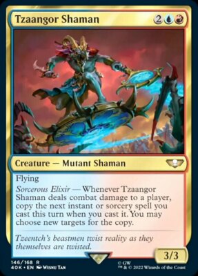 1x Tzaangor Shaman NM-Mint, English Commander: Universes Beyond: Warhammer 40,00