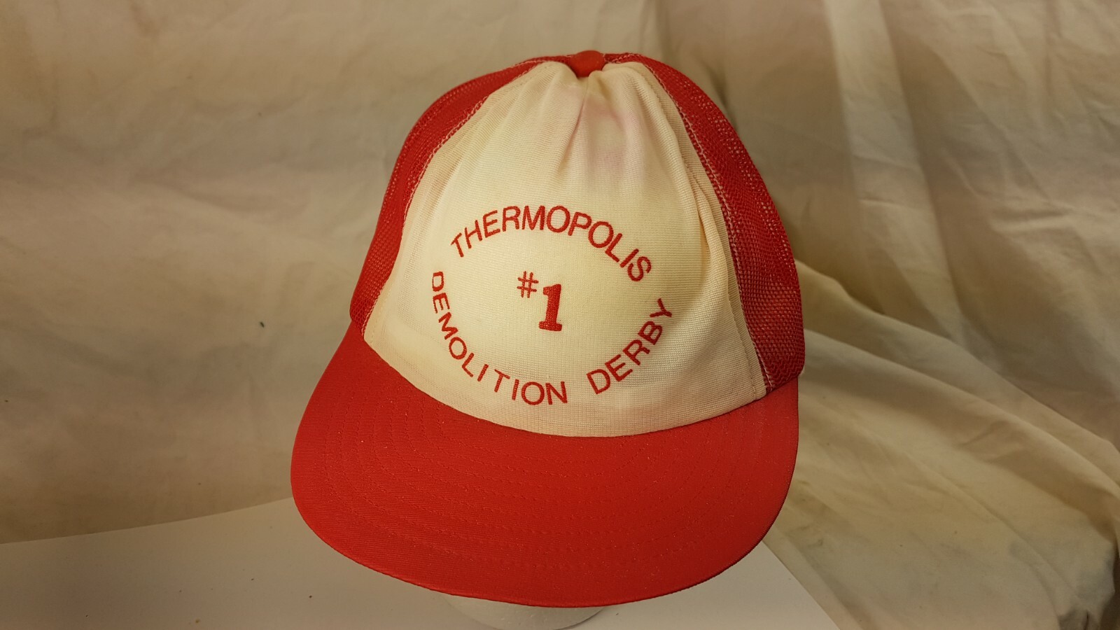 THERMOPOLIS DEMOLITION DERBY Cap Trucker Hat Snapback… Gem